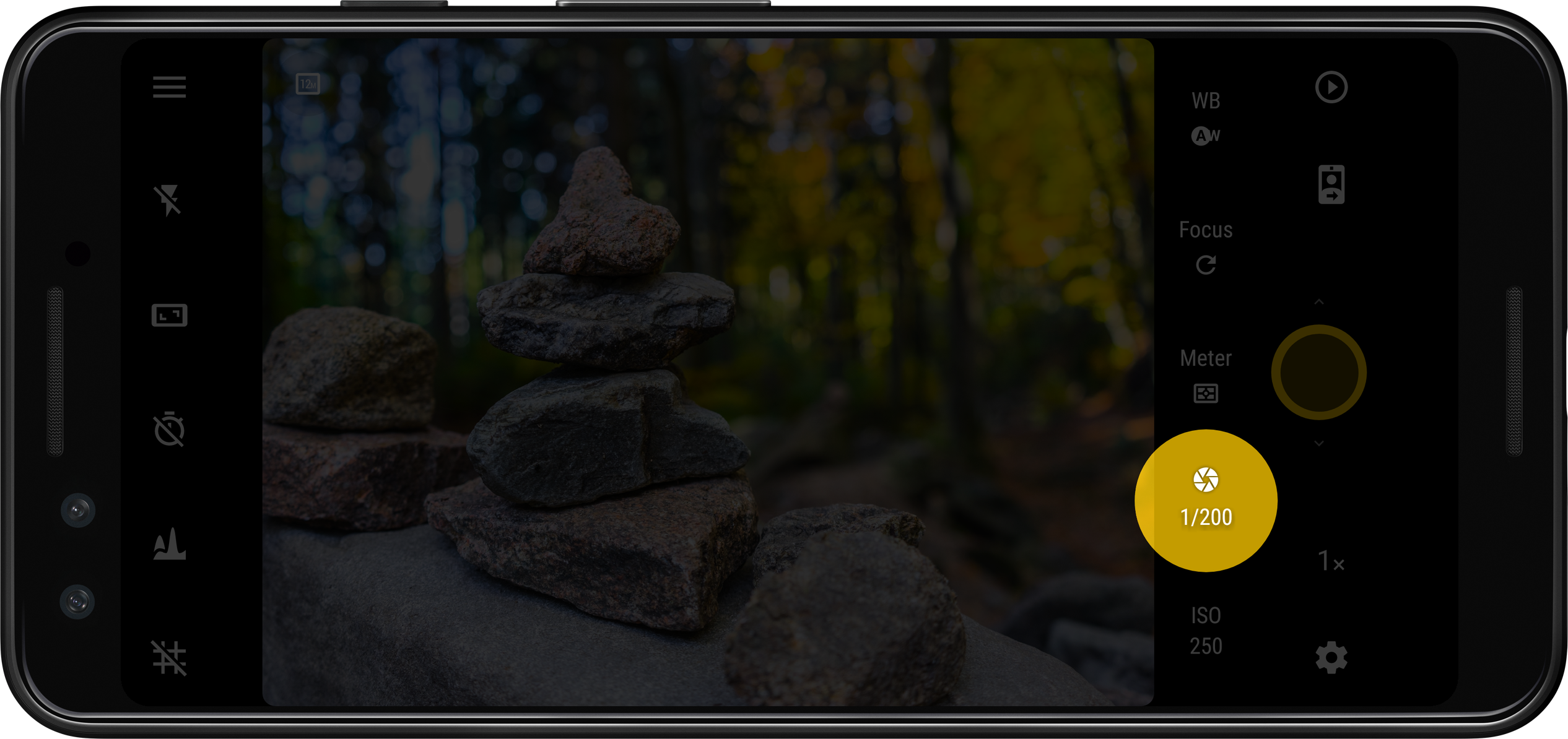 Camera modes button